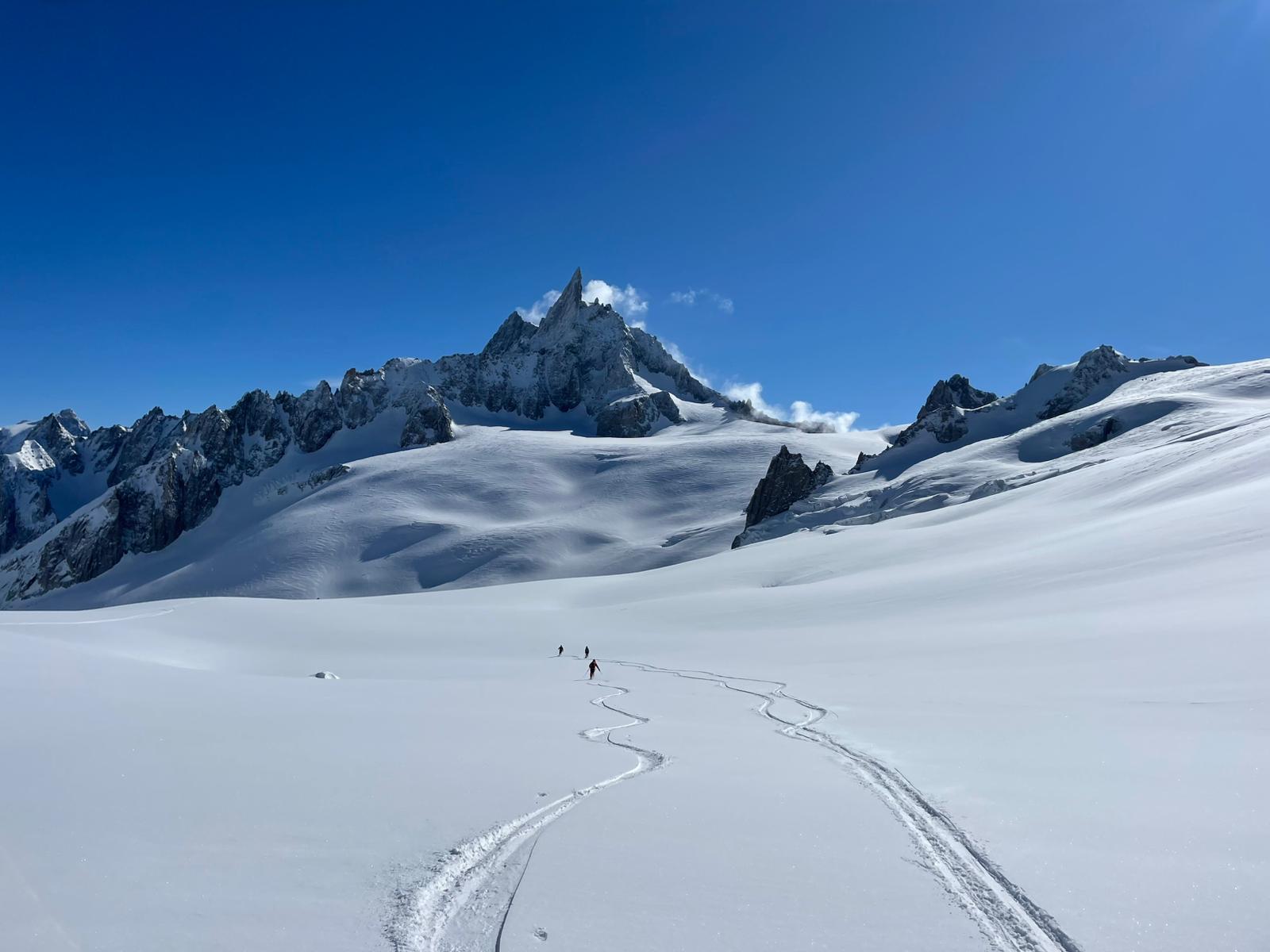 Vallée Noire Combe de la Vierge - itinéraire hors piste Chamonix